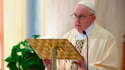 Papst Franziskus predigt in der Kapelle des Domus Sanctae Marthae / Vatican Media 