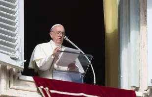 Papst Franziskus beim Gebet des Angelus / Vatican Media