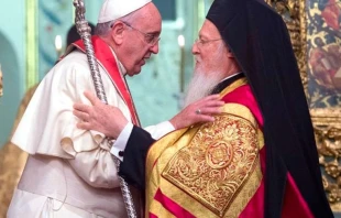 Papst und Ökumenischer Patriarch / L'Osservatore Romano