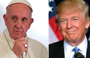 Papst Franziskus und Donald Trump / CNA/Alan Holdren, Wikipedia/Gage Skidmore (CC-BY-SA-3.0)