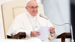 Papst Franziskus bei der Generalaudienz am 15. November 2017 / CNA / Daniel Ibanez