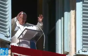 Papst Franziskus beim Gebet des Angelus  / Youtube