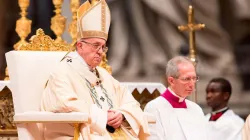 Papst Franziskus bei der Messe zu Epiphanie im Petersdom am 6. Januar 2018 / CNA / Daniel Ibanez