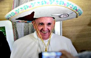 Der Papst mit dem Sombrero / CNA/Alan Holdren