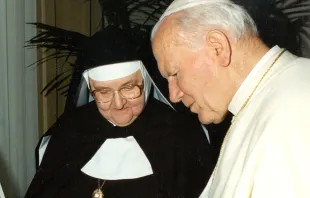 Papst Johannes Paul II. und Mutter Angelica / EWTN / Vatican Media