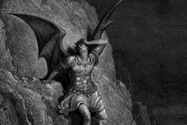 Der Sturz Satans: Illustration von Gustave Doré für John Miltons "Paradise Lost" / Wikimedia (CC0) 
