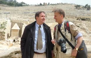 Paul Badde mit Martin Rothweiler in Jerusalem / EWTN.TV