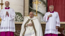 Heilige Messe und Oster-Segen: Papst Franziskus am Ostersonntag, 31. März 2024, auf dem Petersplatz in Rom. / Pablo Esparza / CNA Deutsch