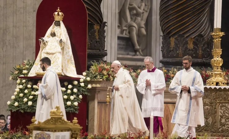 Heiliges Messopfer mit Papst Franziskus zum Hochfest der Muttergottes am 1. Januar 2020 im Petersdom