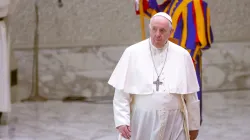 Papst Franziskus bei der Generalaudienz am 22. Dezember 2021 in der Audienzhalle des Vatikans. / Pablo Esparza / CNA Deutsch