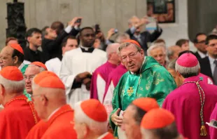 Kardinal George Pell bei der heiligen Messe zur Eröffnung der Familiensynode am 4. Oktober 2015  / CNA/Martha Calderon