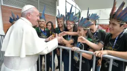 Papst Franziskus in der peruanischen Region "Madre de Dios" des Amazonas am 19. Januar 2018 / Vatican Media / CNA Deutsch