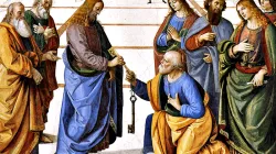 Pietro Peruginos Gemälde aus der Sixtinschen Kapelle / CNA / Wikimedia (Ausschnitt)