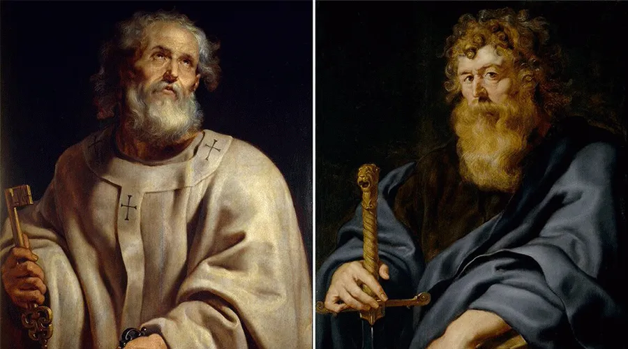 Die heiligen Petrus und Paulus 