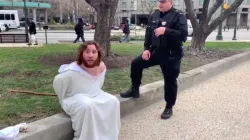 Der festgenommene "Philly Jesus" / @PhillyInquirer via Churchpop / Twitter