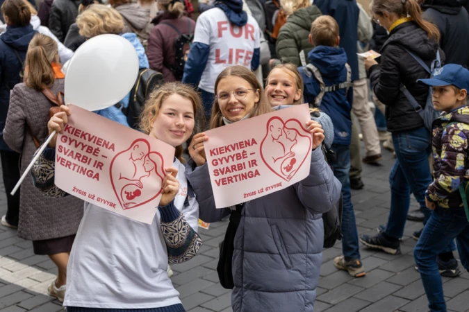 Marsch für das Leben am 4. Oktober 2025 in Vilnius