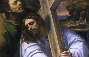 Jesus trägt das Kreuz – Gemälde von Sebastiano del Piombo aus dem Jahr 1516 / Public domain (CC0) 