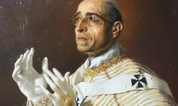Papst Pius XII. in einem Portrait des 1983 in Bari geborenen Künstlers Giovanni Gasparro / CNA Deutsch