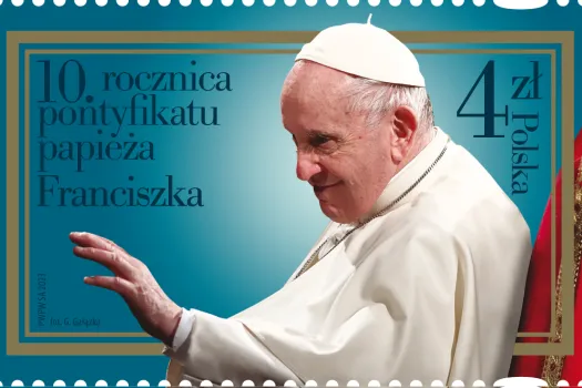 Sonder-Briefmarke für Papst Franziskus / Poczta Polska