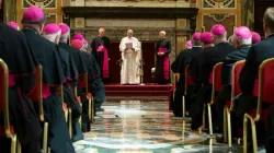 Ansprache von Papst Franziskus an die Nuntien am 13. Juni 2019 in der Sala Celementina, im Apostolischen Palast des Vatikans / Vatican Media