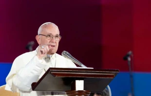 Papst Franziskus am 11. August 2018 im Circus Maximus / Daniel Ibanez / CNA Deutsch