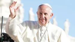 Papst Franziskus bei der Generalaudienz auf dem Petersplatz am 5. Oktober 2016. / CNA/Daniel Ibanez