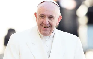 Papst Franziskus bei der Generalaudienz auf dem Petersplatz am 8. November 2017. / Daniel Ibanez / CNA Deutsch