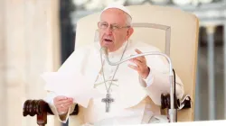 Papst Franziskus bei der Generalaudienz am 5. September 2018 / Daniel Ibanez / CNA Deutsch 