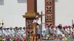 Papst Franziskus feiert die heilige Messe in Iquique / CNA / Giselle Vargas