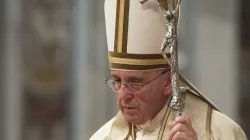 Papst Franziskus feiert die heilige Messe im Petersdom, am 2. September 2015. / Vatican Media 