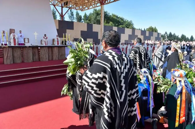 Feier der Eucharistie in Temuco, Chile am 17. Januar 2018