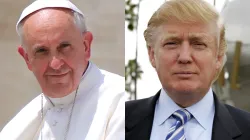Papst Franzikus und Donald Trump / CNA/Stephen Driscoll (links) und TInseltown via Shutterstock 