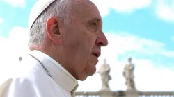Papst Franzisus auf dem Petersplatz am 1. Juni 2016 / CNA / Daniel Ibanez