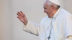 Papst Franziskus auf dem Petersplatz am 4. Dezember 2019 / Daniel Ibanez / CNA Deutsch