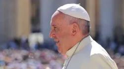 Papst Franziskus auf dem Petersplatz am 18. Juni 2016. / CNA/Alexey Gotovskiy