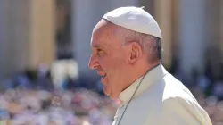 Papst Franziskus auf dem Petersplatz am 18. Juni 2016 / Alexey Gotovskiy / CNA Deutsch
