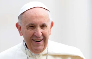 Papst Franziskus auf dem Petersplatz am 22. Mai 2018 / CNA Deutsch / Daniel Ibanez