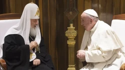 Papst Franziskus trifft sich mit Patriarch Kirill in Havanna, Kuba, am 12. Februar 2016. / Osservatore Romano (LOR) 