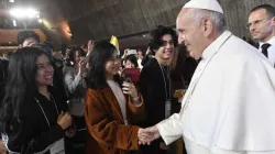 Papst Franziskus trifft Jugendliche in Japan am 25. November 2019 / Vatican Media