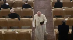 Papst Franziskus bei Fastenexerzitien mit der Römischen Kurie / Vatican Media