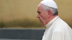 Papst Franziskus im Vatikan am 3. April 2014 / CNA/Daniel Ibanez