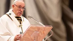 Papst Franziskus predigt am 18. November 2018 / Daniel Ibanez / CNA Deutsch
