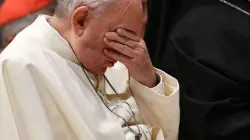 Papst Franziskus nahm an der Bußliturgie beim Krisengipfel im Vatikan am 23. Februar 2019 teil / Vincenzo Pinto/AFP/Getty Images
