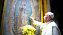 Papst Franziskus bei Unserer Lieben Frau von Guadalupe am 13. Februar 2016 / L'Osservatore Romano 