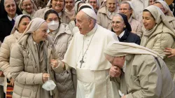 Papst Franziskus trifft Ordensschwestern bei einer Generalaudienz am 19. Januar 2022. / Vatican Media
