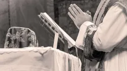 Priester beim Feiern der heiligen Messe / Shutterstock / Toom