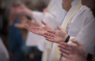 Priester feiern die heilige Messe in der Kathedrale der Unbefleckten Empfängis in Denver, Colorado am 17. Januar 2015. / Catholic Charities/Jeffrey Bruno (CC BY 2.0)