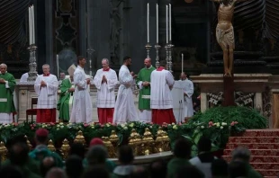 Häftline dienen am Altar bei der heiligen Messe im Petersdom am 6. November 2016. / CNA/Lucia Ballester