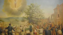 Ein Gemälde des Wunders "El SeñorDe La Misericordia De Ocotlán" aus dem Jahr 1912. / Schrein des Herrn der Barmherzigkeit von Ocotlán via Facebook