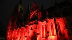 „Red Wednesday“ am Regensburger Dom / Kirche in Not